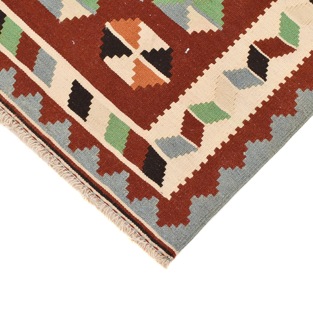 Kelim Carpet - orientalisk matta - 145 x 102 cm - flerfärgad