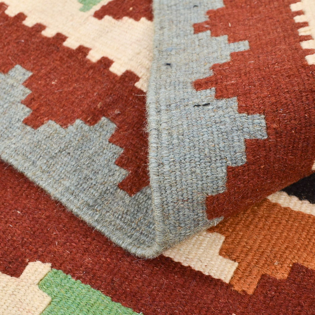 Kelim Carpet - orientalisk matta - 145 x 102 cm - flerfärgad