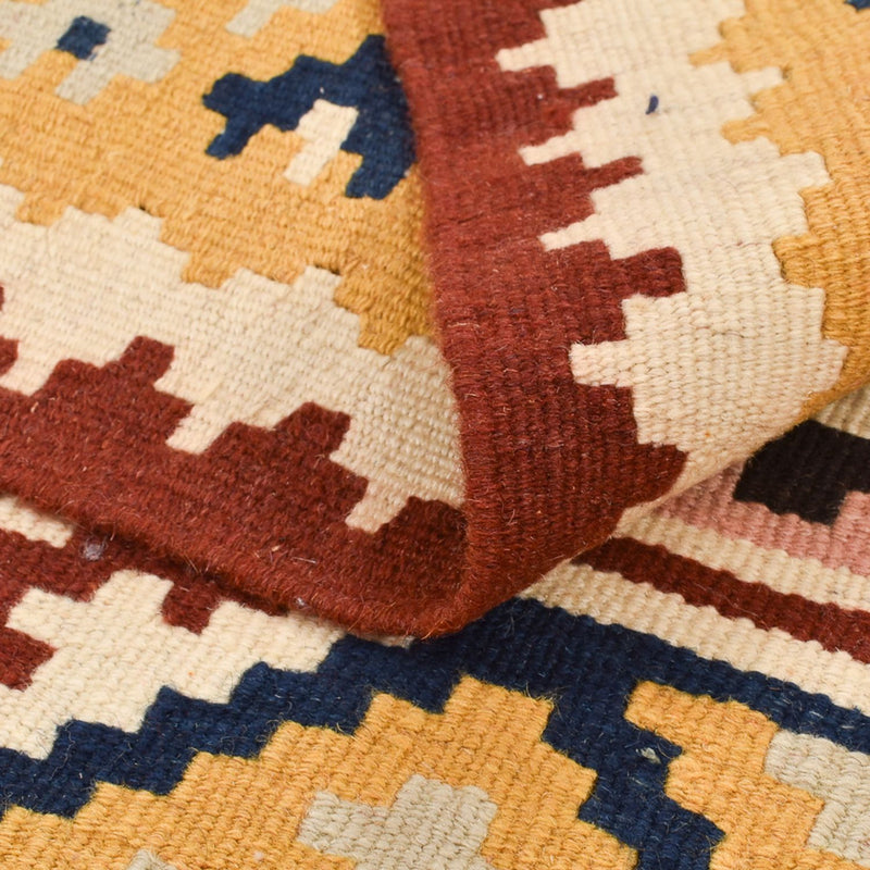 Kelim Carpet - orientalisk matta - 144 x 105 cm - flerfärgad