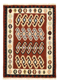 Kelim Carpet - orientalisk matta - 150 x 105 cm - flerfärgad