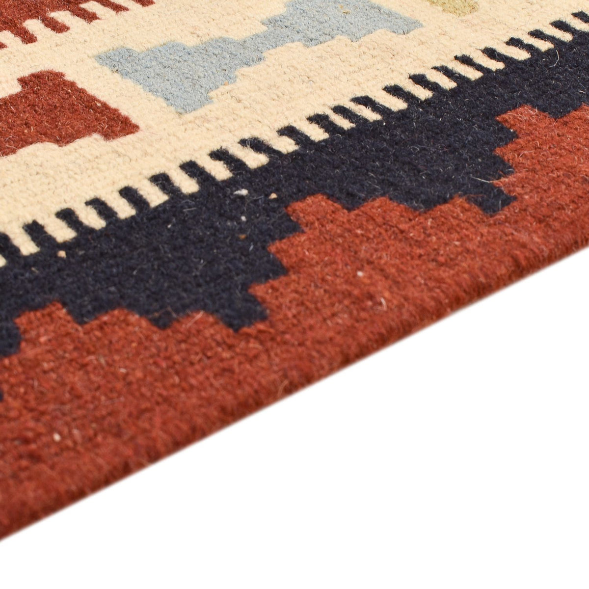 Kelim Carpet - orientalisk matta - 147 x 105 cm - flerfärgad