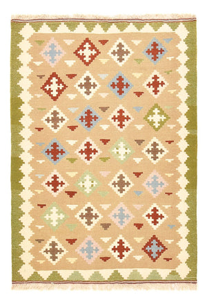 Kelim Carpet - orientalisk matta - 152 x 104 cm - flerfärgad