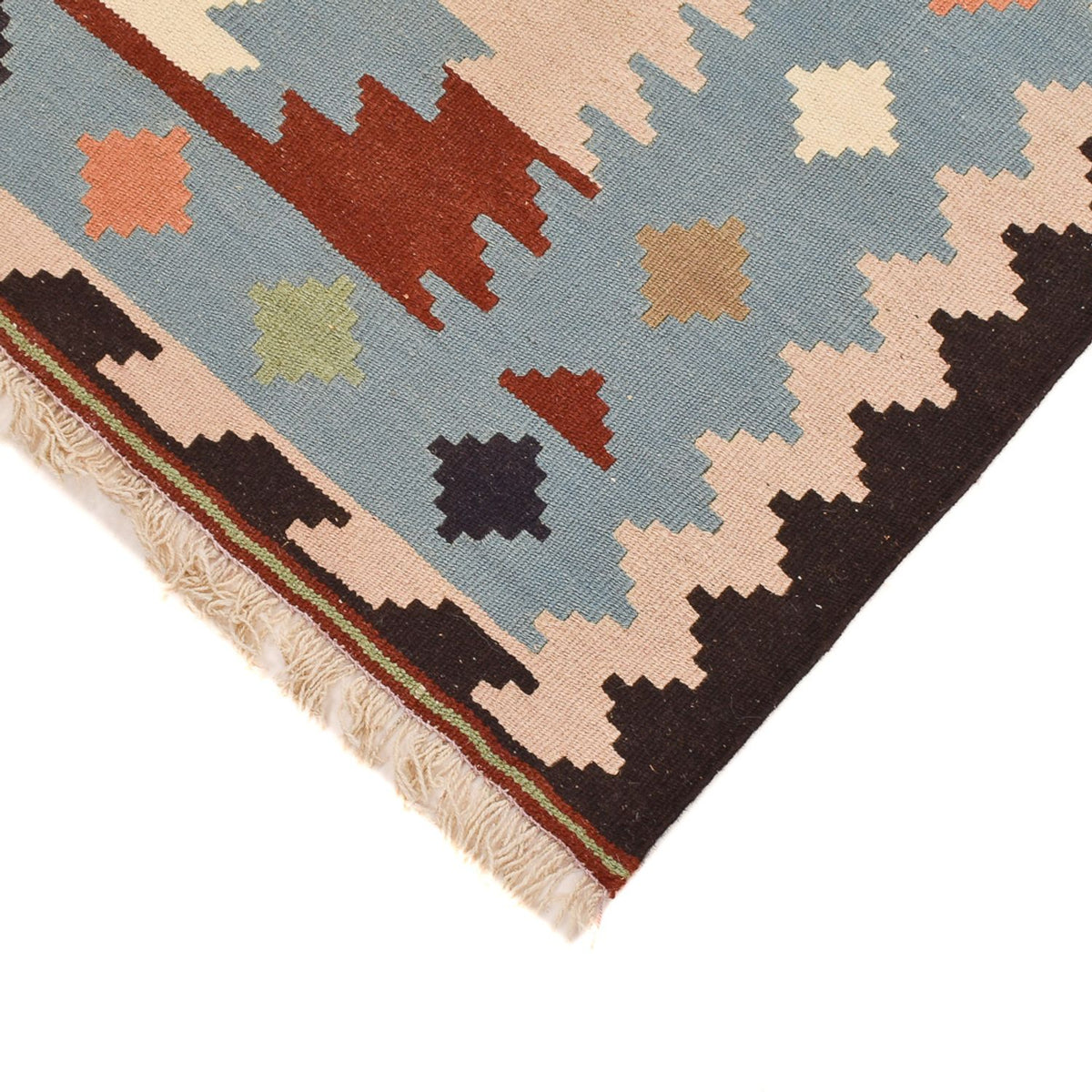 Kelim Carpet - orientalisk matta - 147 x 97 cm - flerfärgad