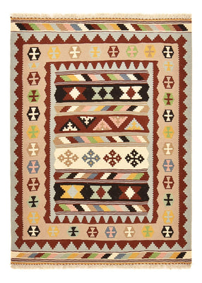 Kelim Carpet - orientalisk matta - 147 x 105 cm - flerfärgad