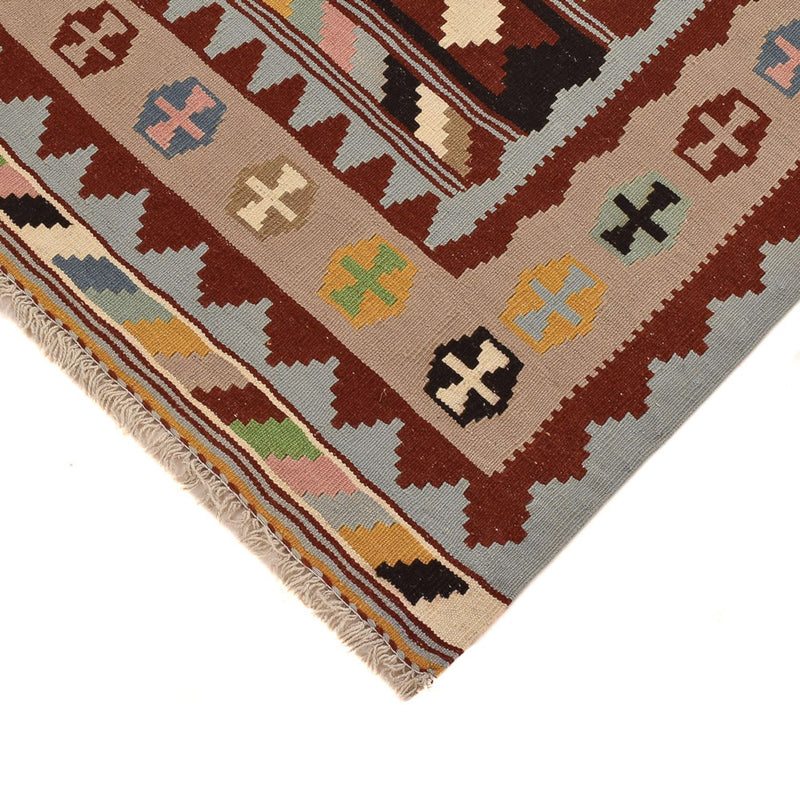 Kelim Carpet - orientalisk matta - 147 x 105 cm - flerfärgad