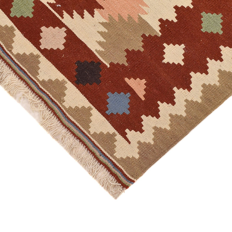 Kelim Carpet - orientalisk matta - 146 x 100 cm - flerfärgad