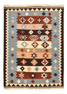 Kelim Carpet - orientalisk matta - 142 x 103 cm - flerfärgad