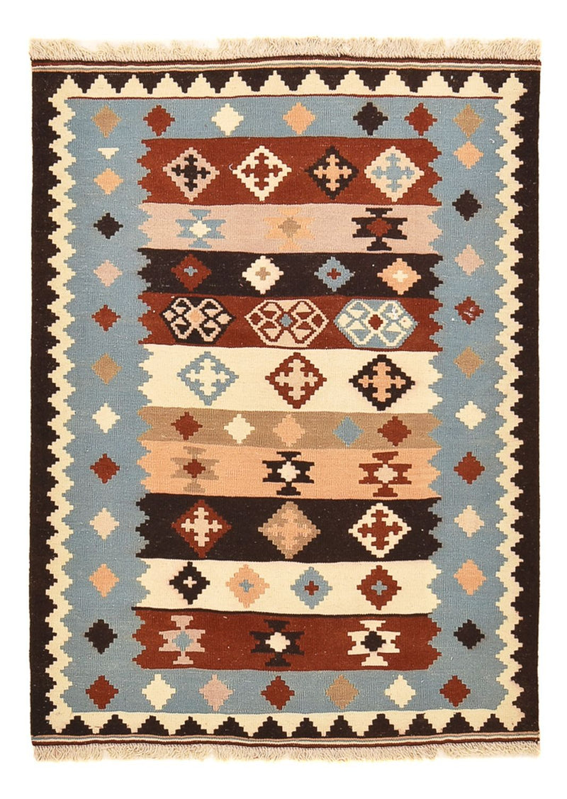 Kelim Carpet - orientalisk matta - 142 x 103 cm - flerfärgad