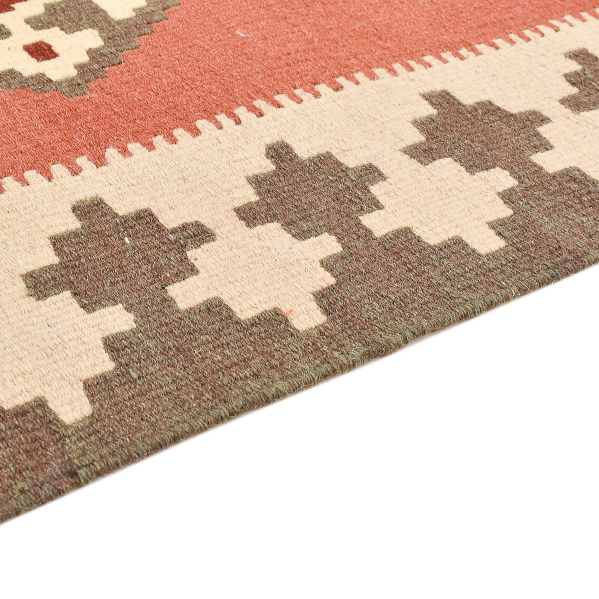 Kelim Carpet - orientalisk matta - 146 x 100 cm - flerfärgad