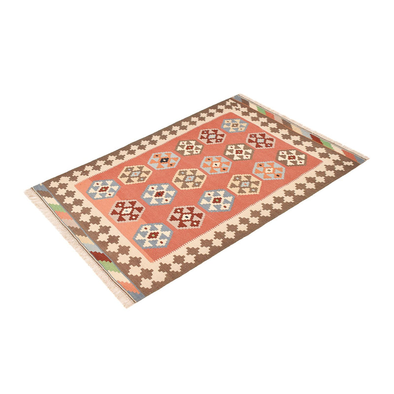 Kelim Carpet - orientalisk matta - 146 x 100 cm - flerfärgad