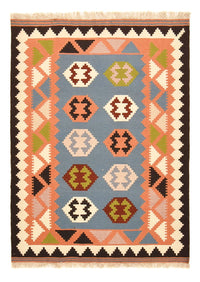 Kelim Carpet - orientalisk matta - 150 x 107 cm - flerfärgad