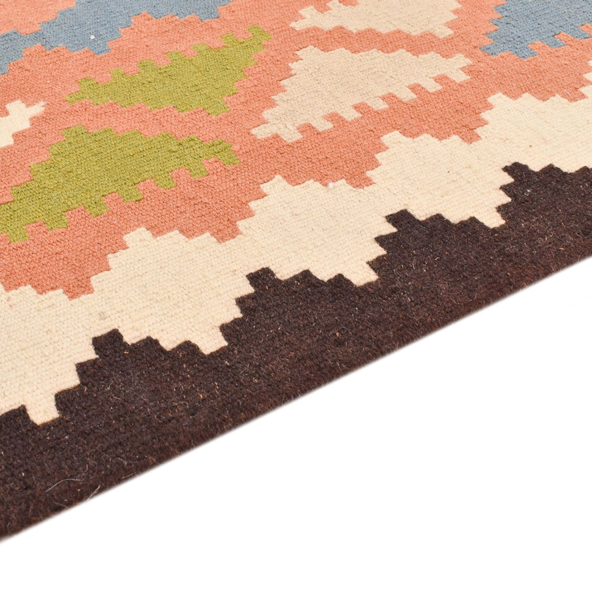 Kelim Carpet - orientalisk matta - 150 x 107 cm - flerfärgad