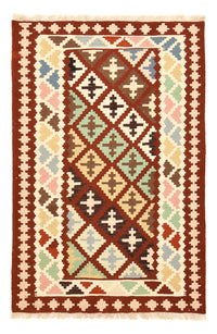 Kelim Carpet - orientalisk matta - 150 x 98 cm - flerfärgad