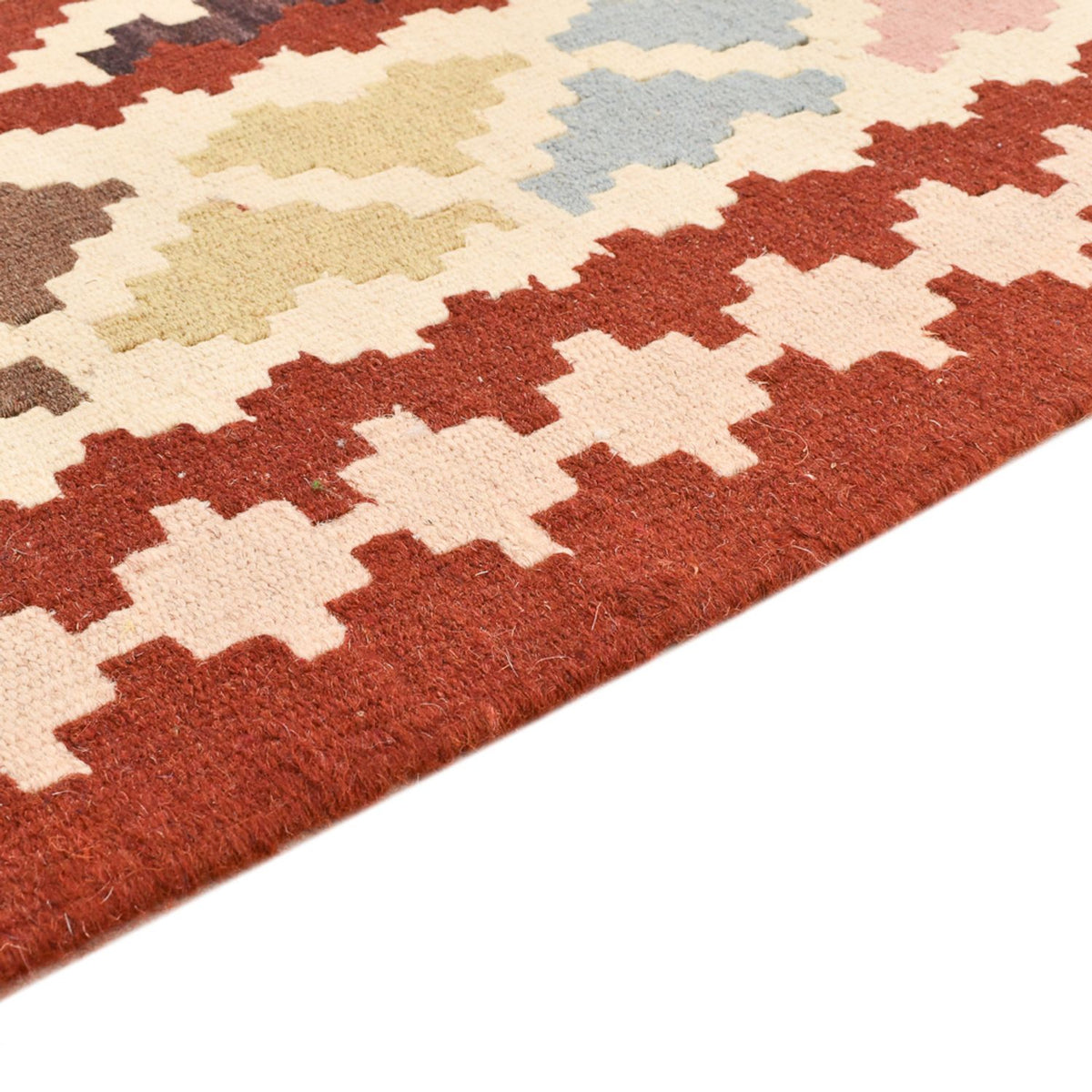 Kelim Carpet - orientalisk matta - 150 x 98 cm - flerfärgad