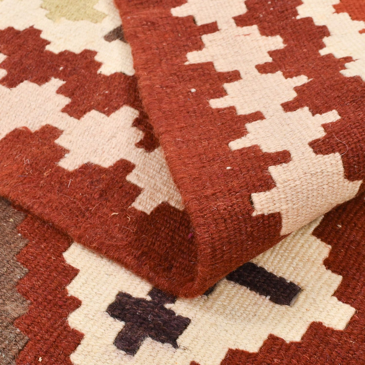 Kelim Carpet - orientalisk matta - 150 x 98 cm - flerfärgad