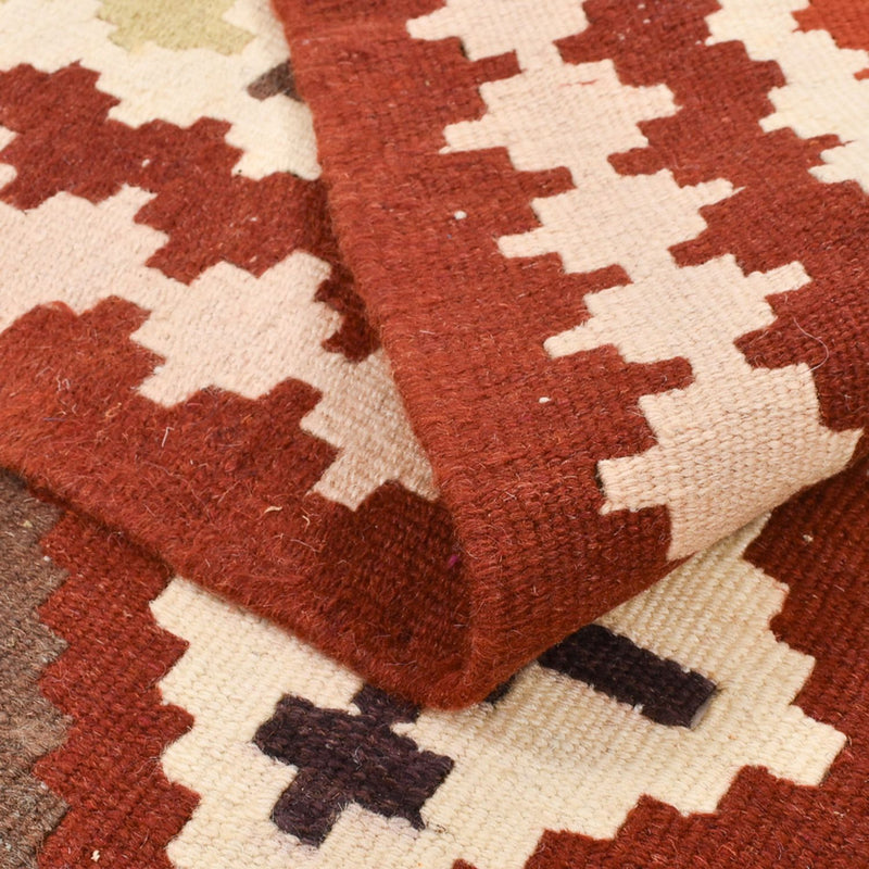 Kelim Carpet - orientalisk matta - 150 x 98 cm - flerfärgad