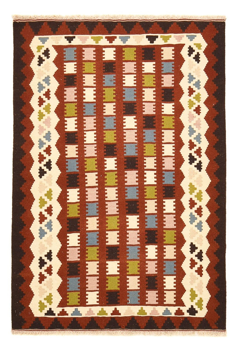 Kelim Carpet - orientalisk matta - 150 x 100 cm - flerfärgad