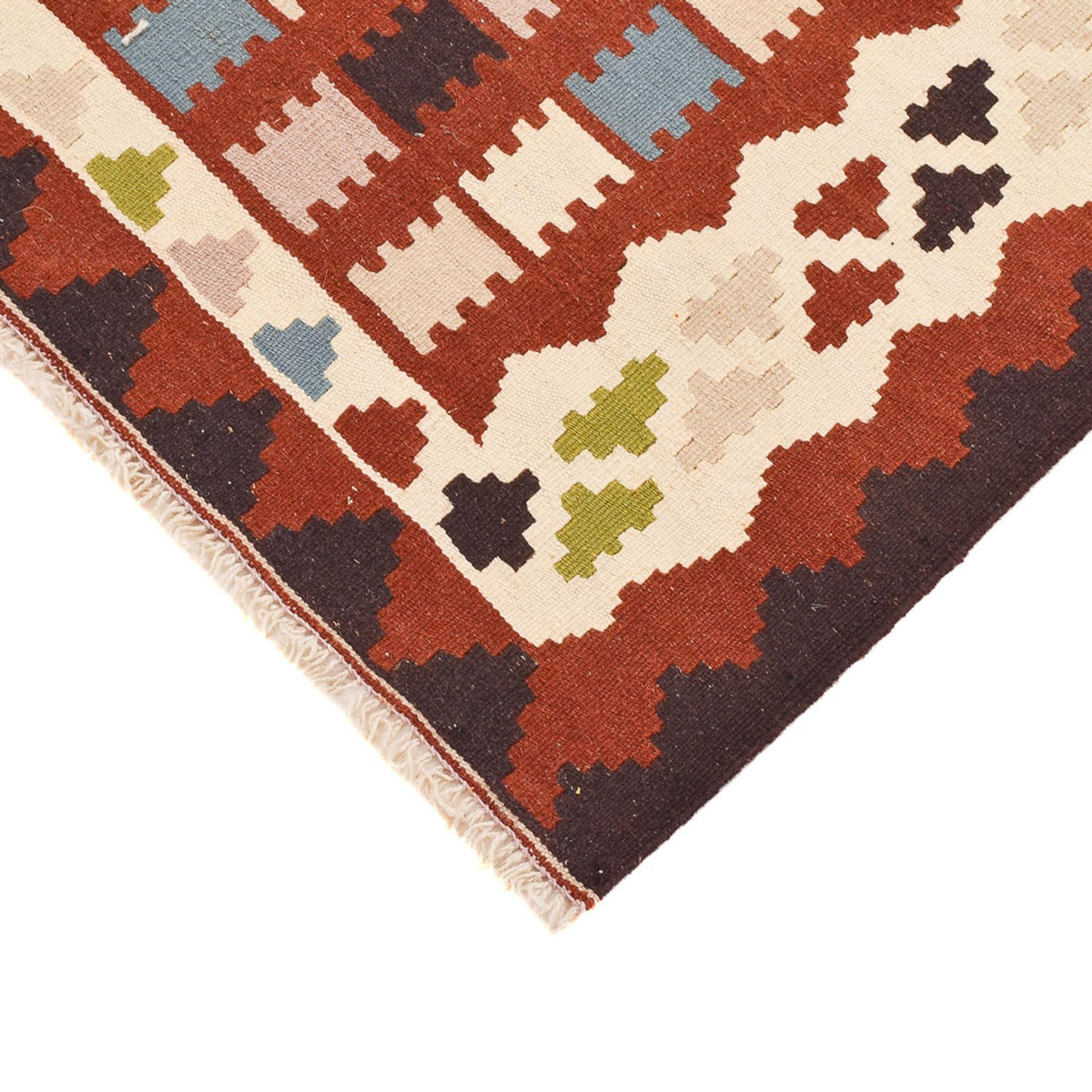 Kelim Carpet - orientalisk matta - 150 x 100 cm - flerfärgad