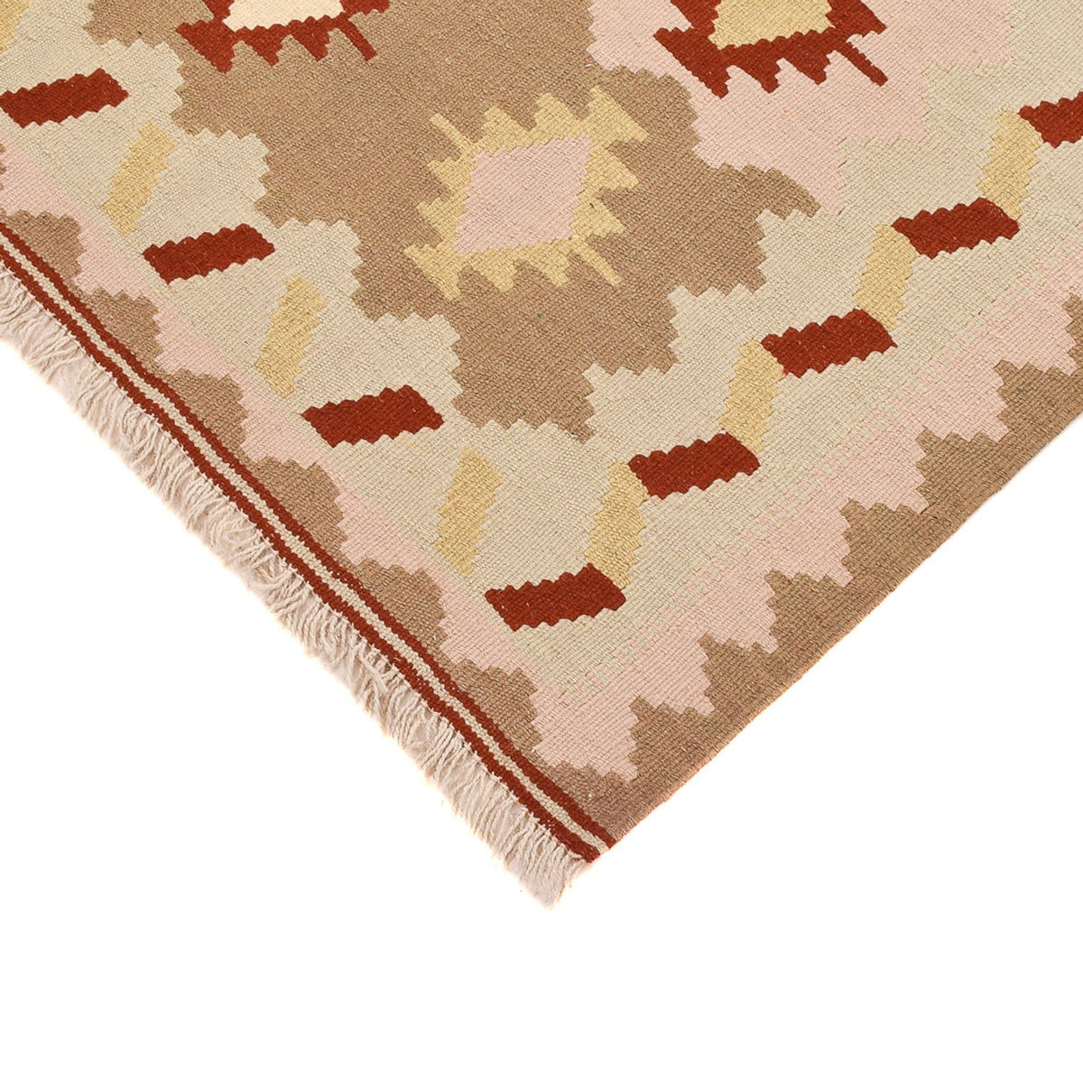 Kelim Carpet - orientalisk matta - 155 x 103 cm - flerfärgad