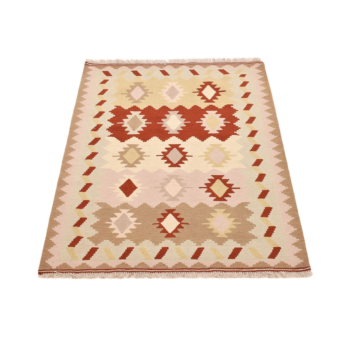 Kelim Carpet - orientalisk matta - 155 x 103 cm - flerfärgad