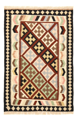 Kelim Carpet - orientalisk matta - 145 x 98 cm - flerfärgad