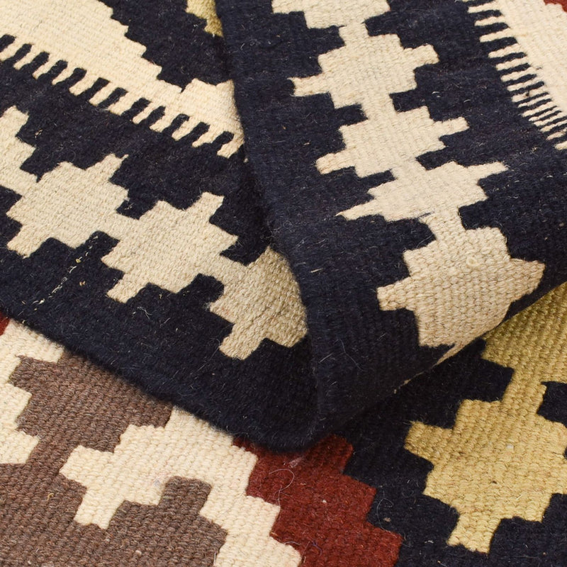 Kelim Carpet - orientalisk matta - 145 x 98 cm - flerfärgad