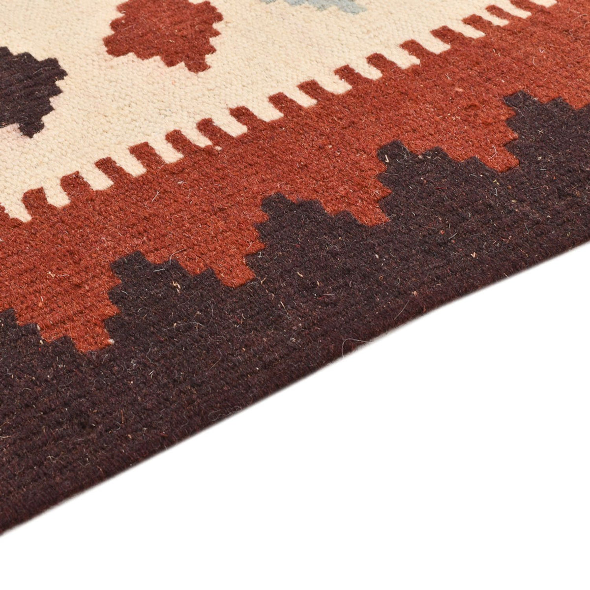 Kelim Carpet - orientalisk matta - 137 x 103 cm - flerfärgad