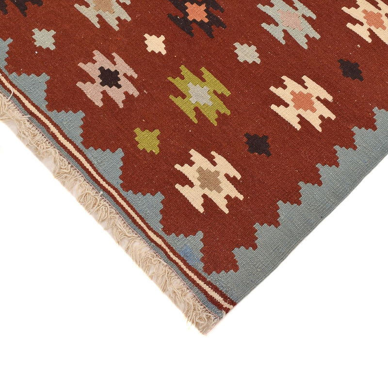 Kelim Carpet - orientalisk matta - 134 x 100 cm - flerfärgad