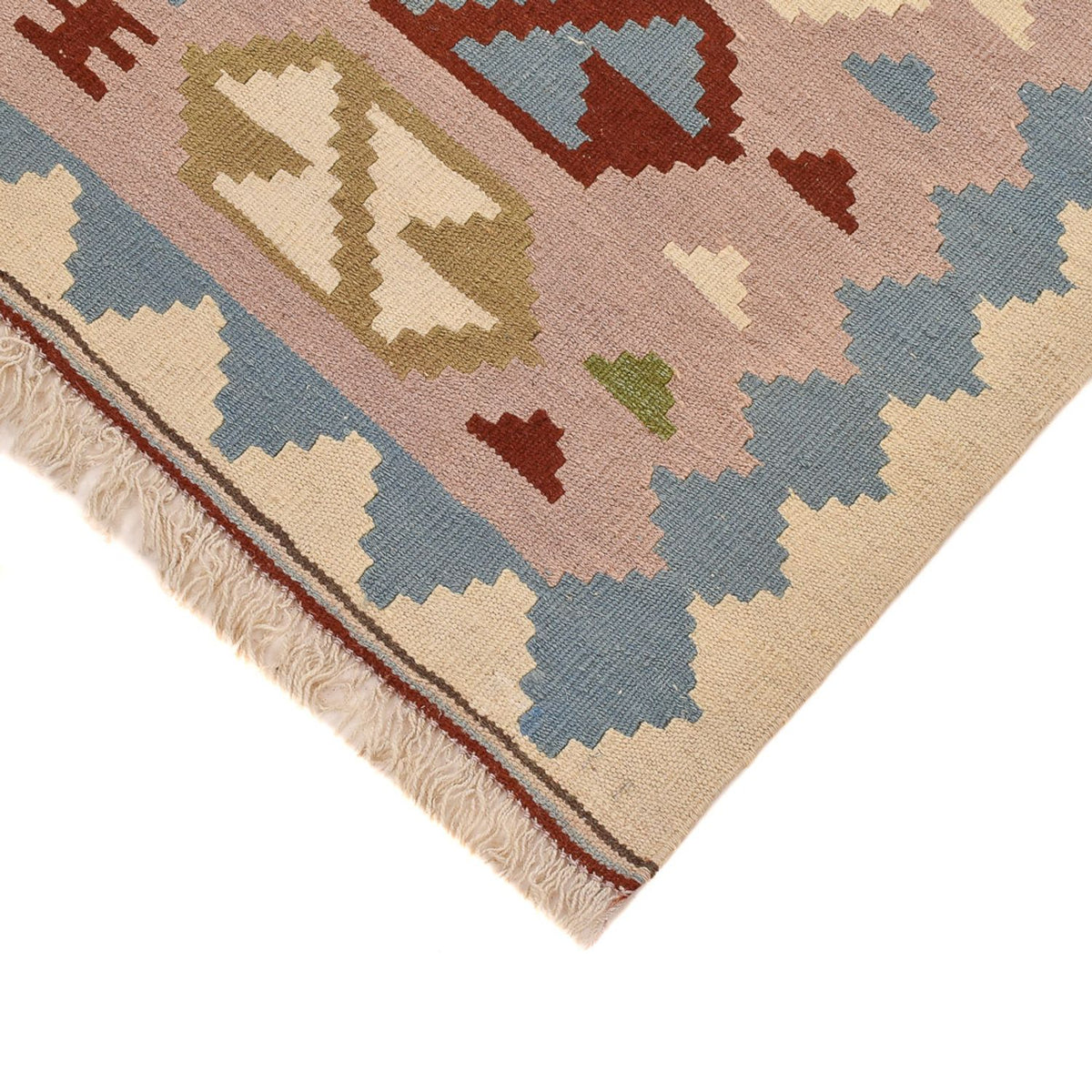 Kelim Carpet - orientalisk matta - 150 x 102 cm - flerfärgad