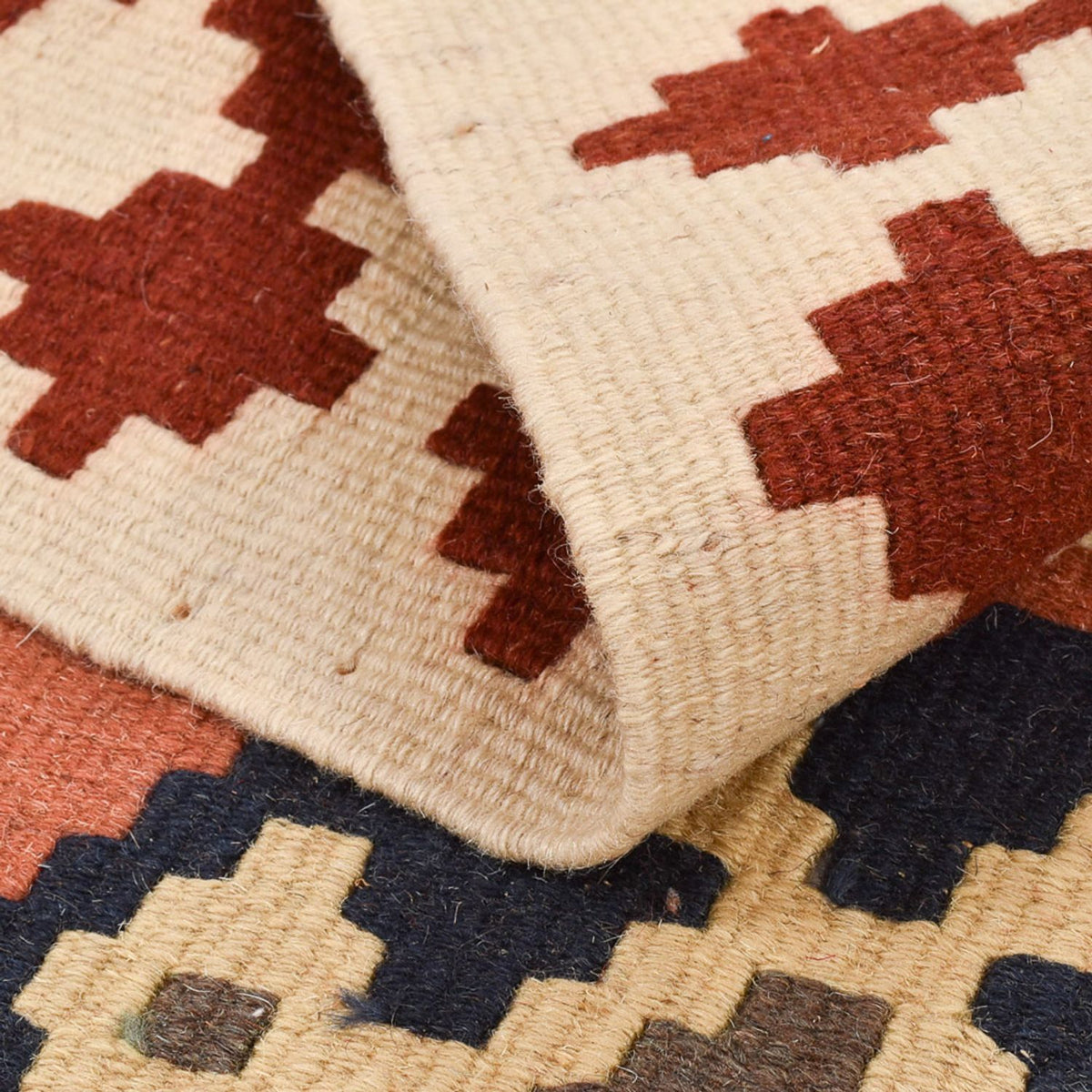 Kelim Carpet - orientalisk matta - 147 x 98 cm - flerfärgad