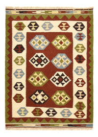 Kelim Carpet - orientalisk matta - 146 x 103 cm - flerfärgad