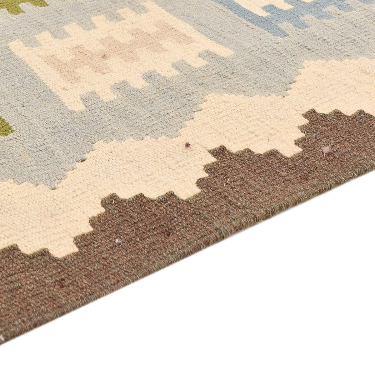 Kelim Carpet - orientalisk matta - 147 x 100 cm - flerfärgad