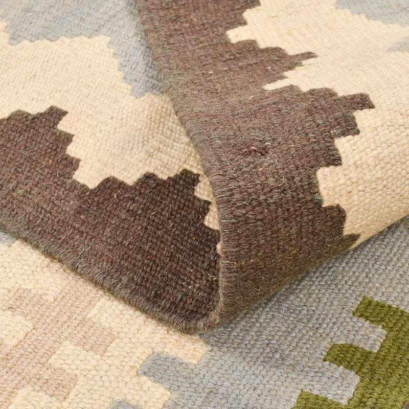 Kelim Carpet - orientalisk matta - 147 x 100 cm - flerfärgad