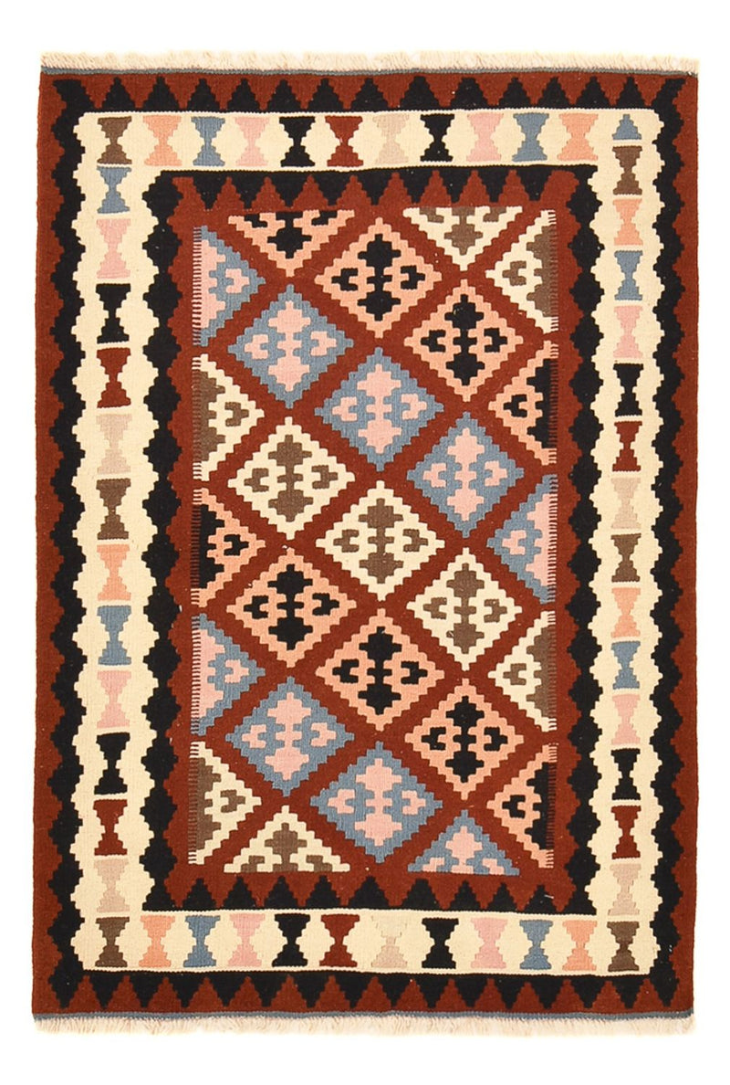 Kelim Carpet - orientalisk matta - 146 x 102 cm - flerfärgad