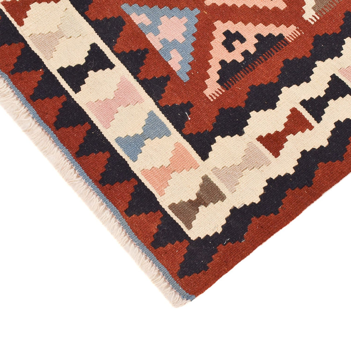 Kelim Carpet - orientalisk matta - 146 x 102 cm - flerfärgad