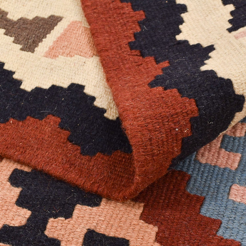 Kelim Carpet - orientalisk matta - 146 x 102 cm - flerfärgad