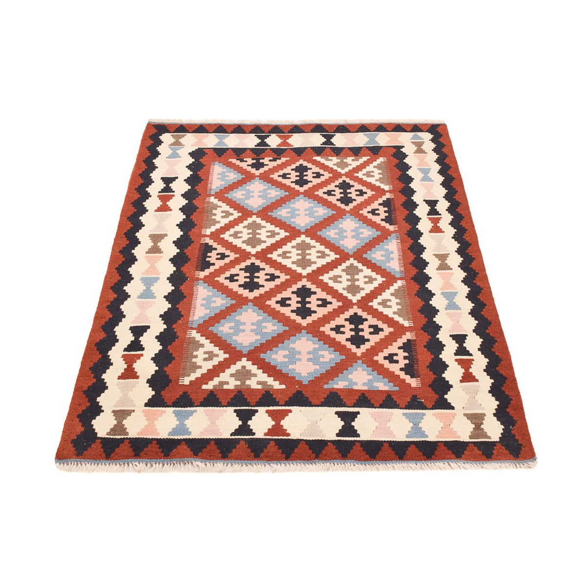 Kelim Carpet - orientalisk matta - 146 x 102 cm - flerfärgad