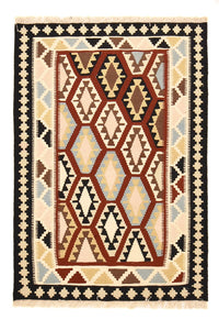 Kelim Carpet - orientalisk matta - 145 x 104 cm - flerfärgad
