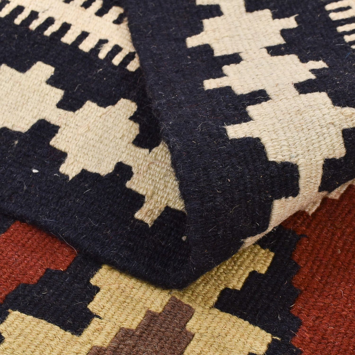 Kelim Carpet - orientalisk matta - 145 x 104 cm - flerfärgad