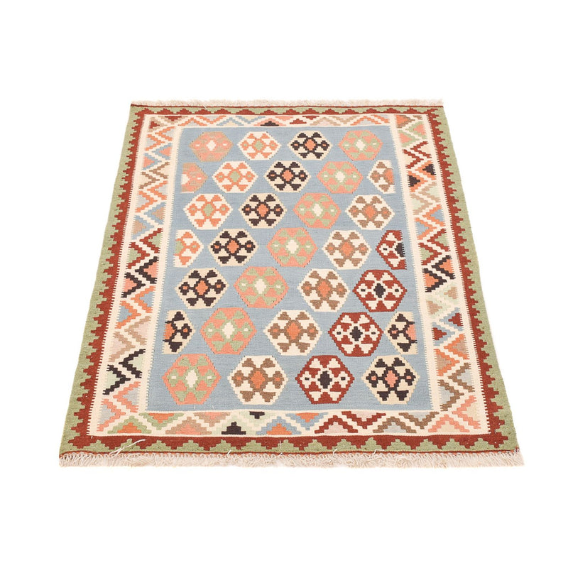 Kelim Carpet - orientalisk matta - 142 x 100 cm - flerfärgad