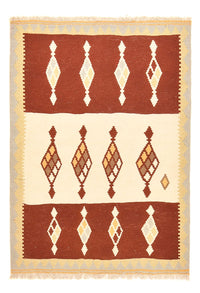 Kelim Carpet - orientalisk matta - 150 x 106 cm - flerfärgad