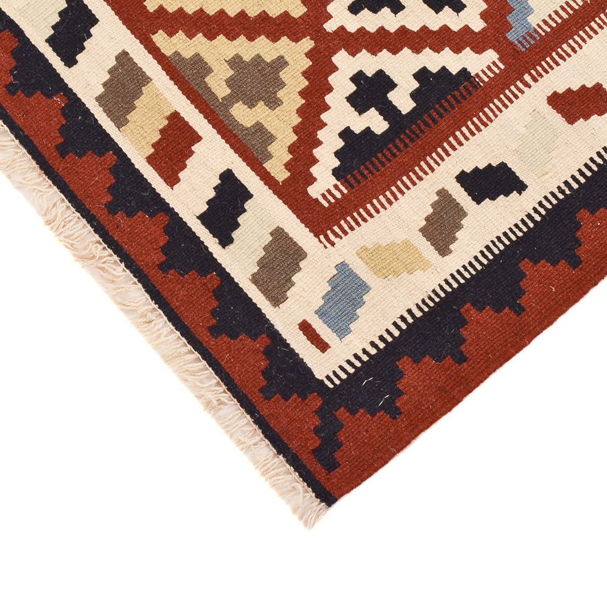 Kelim Carpet - orientalisk matta - 145 x 102 cm - flerfärgad