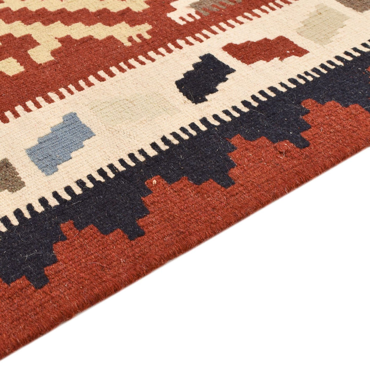 Kelim Carpet - orientalisk matta - 145 x 102 cm - flerfärgad