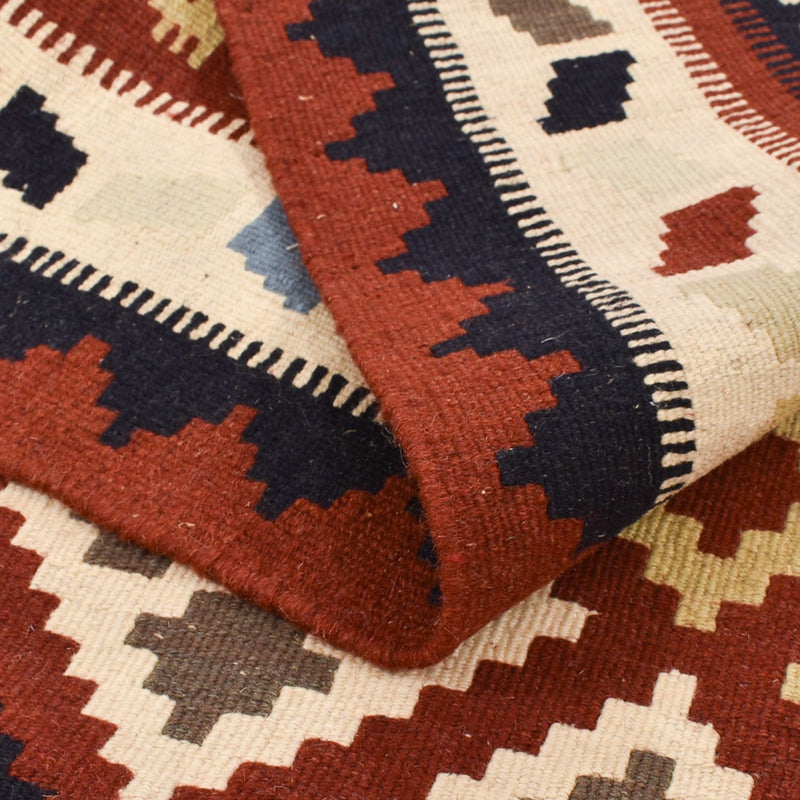 Kelim Carpet - orientalisk matta - 145 x 102 cm - flerfärgad