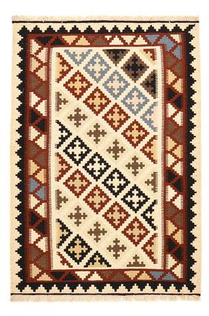 Kelim Carpet - orientalisk matta - 146 x 100 cm - flerfärgad