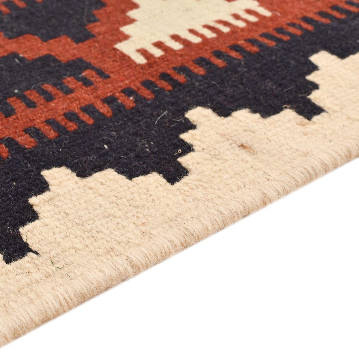 Kelim Carpet - orientalisk matta - 146 x 100 cm - flerfärgad