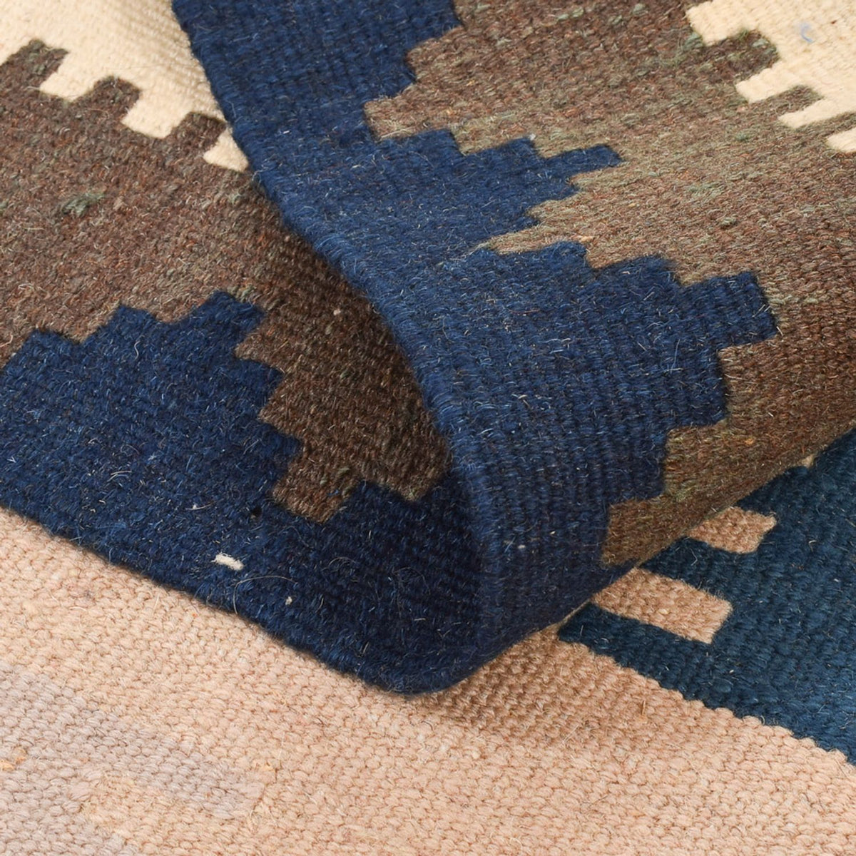 Kelim Carpet - orientalisk matta - 150 x 98 cm - flerfärgad