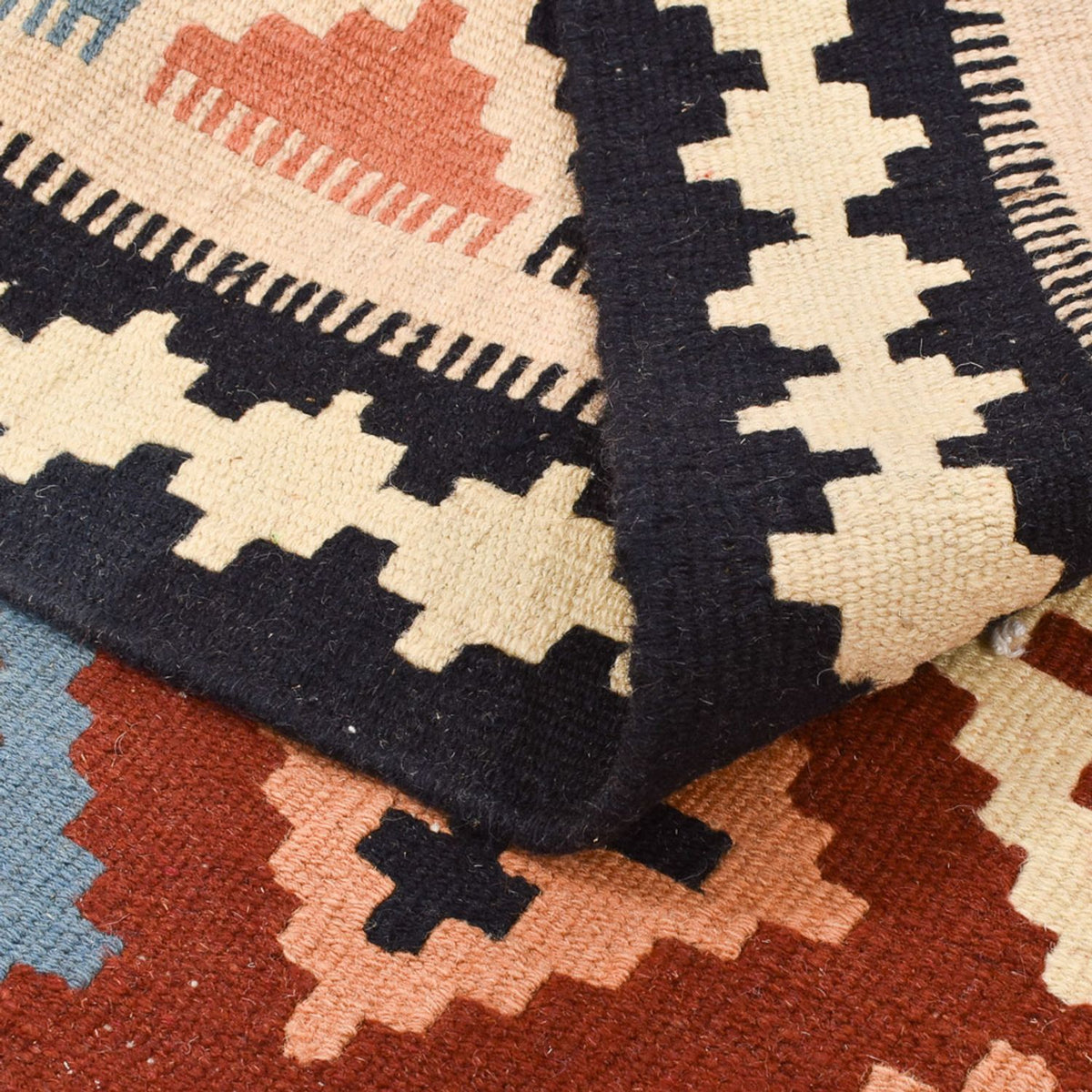 Kelim Carpet - orientalisk matta - 148 x 106 cm - flerfärgad