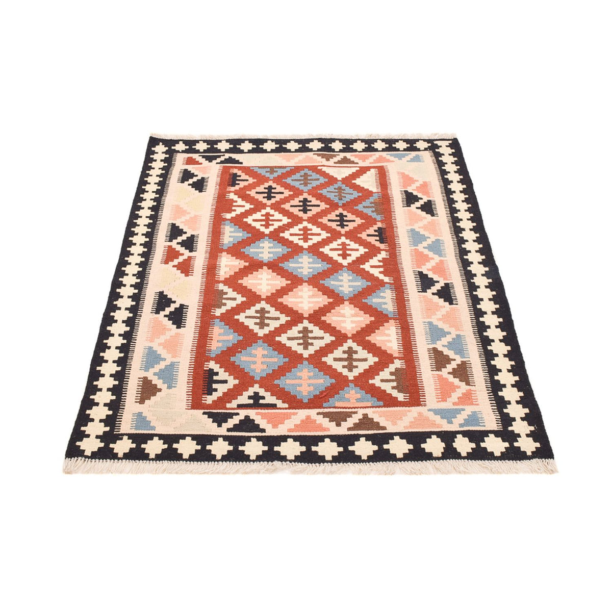 Kelim Carpet - orientalisk matta - 148 x 106 cm - flerfärgad