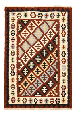 Kelim Carpet - orientalisk matta - 150 x 104 cm - flerfärgad